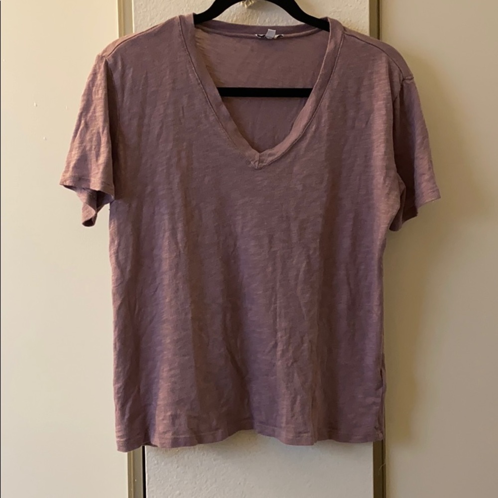 Splendid slub v neck